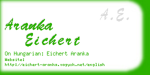 aranka eichert business card